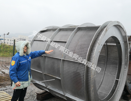 滚筒筛安装现场